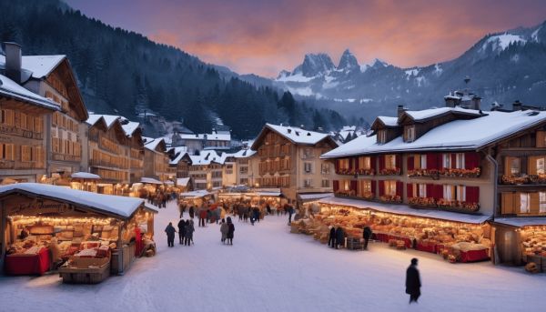 Parcourir les marchés de Noël en Haute-Savoie pour profiter des fêtes